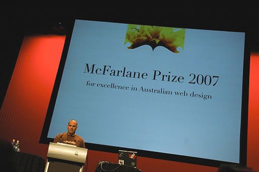 John Allsopp presents the 2007 McFarlane Prize