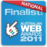 Australian Web Awards 2011, National Finalist