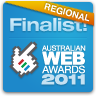 Australian Web Awards 2011, Regional Finalist