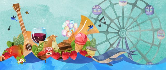 Hand drawn festival banner - RedFest