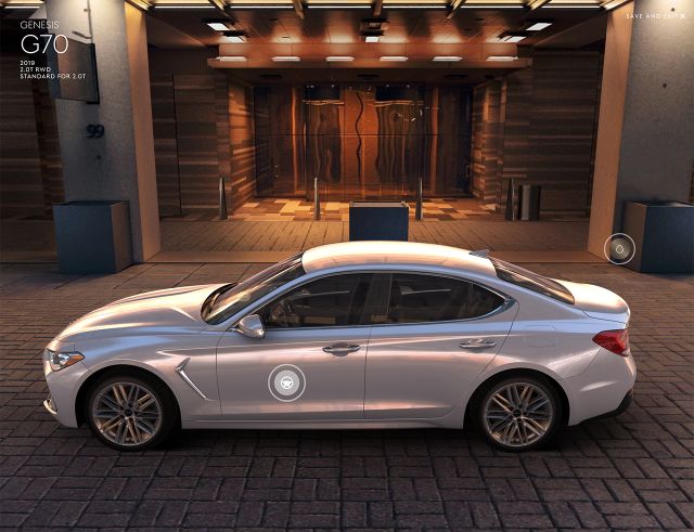Genesis 3D car configurator